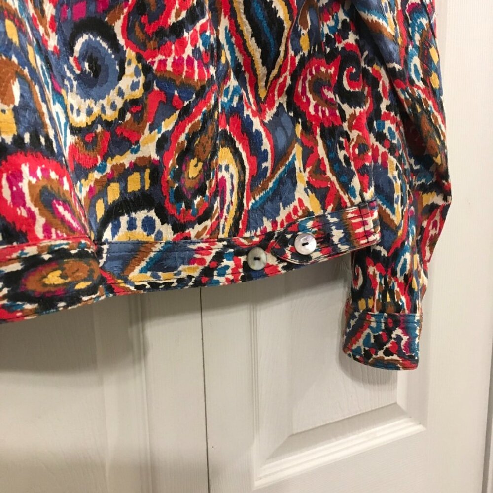 Ruby Rd Multi-Colored Waist Jacket - image 8